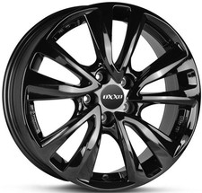 OXXO OBERON 5 BLACK Alufelgen Satz gloss black 7,5x17 ET45 LK5 115 17 Zoll Felg