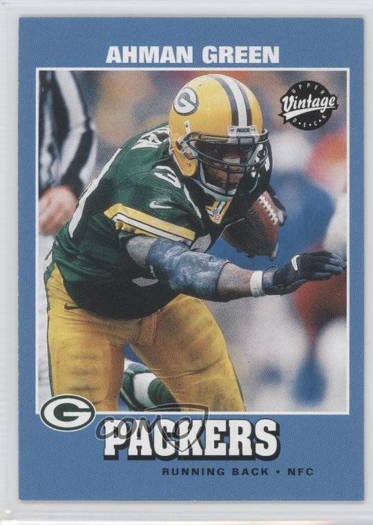 2001 Upper Deck Vintage Ahman Green #67 0j5