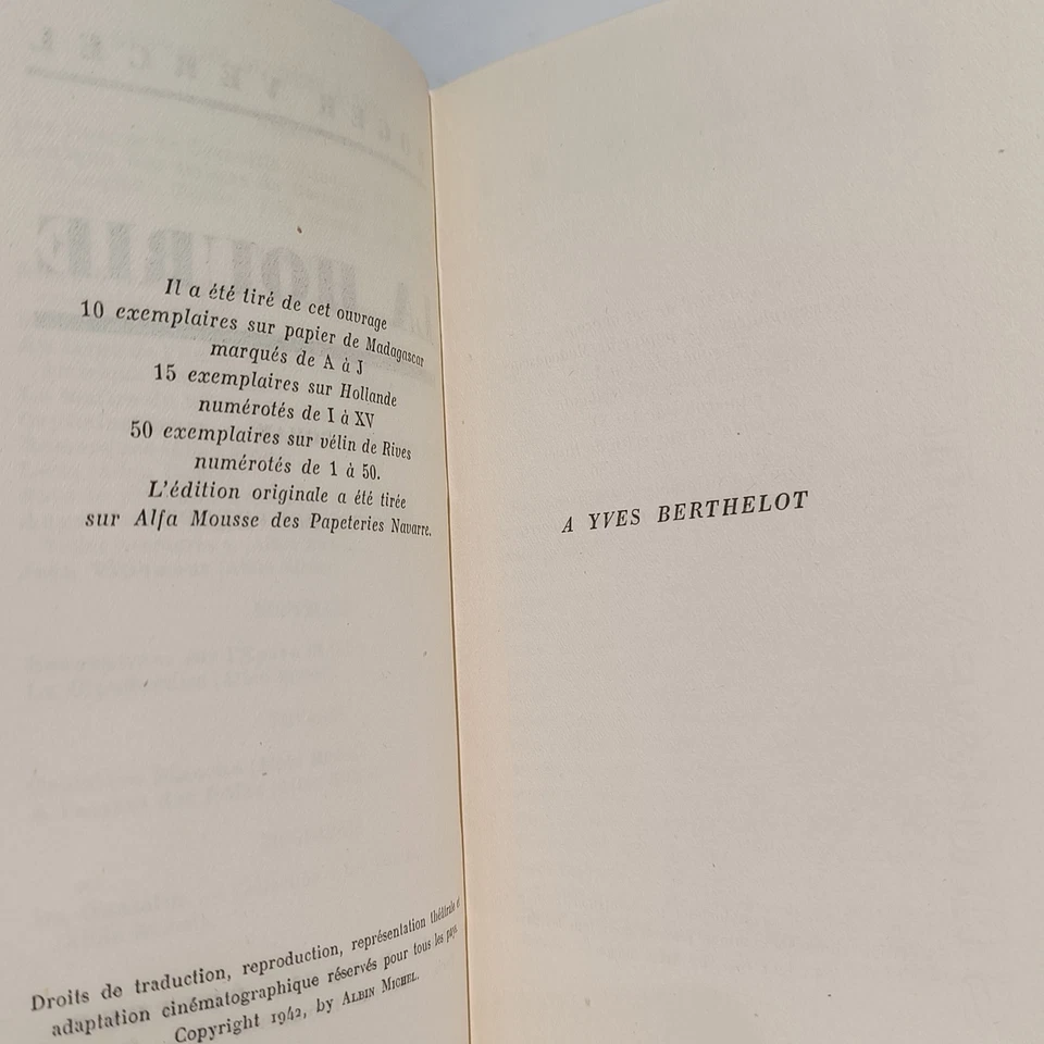 Édition ORIGINALE Roger VERCEL - La Hourie 1942 - Photo 4/4