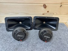    PAIR of JBL 2426H Horn Compression Drivers w/ 338800 Lenses Tweeter Speaker    