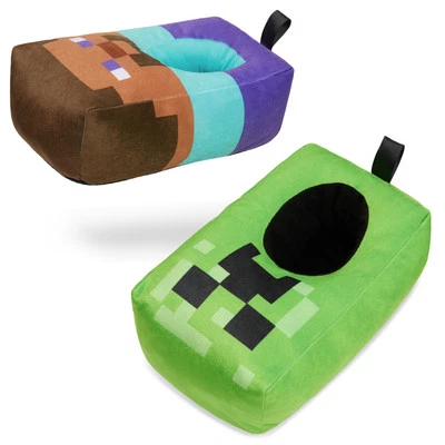 Minecraft Kids Boys 3D Slippers Slip On Comfort Non-Slip Shoes Footwear