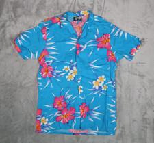 Men's Vintage The Hawaiian Shirt Button-Up Floral Rayon Hawaiian Shirt M USA