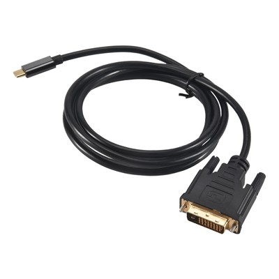 USB TYPE C auf DVI Kabel USB Type C auf DVI 24+1 Adapter 4K 30Hz (6FT/1.8M)7567