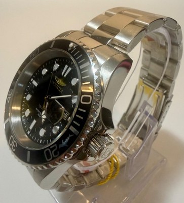 Invicta Pro Diver 42mm Black Dial Bezel Stainless Steel Mens Quartz Watch 50824