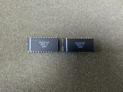 RCA CD22101E CMOS 4 x 4 x 2 Crosspoint Switch 24-Pin DIP