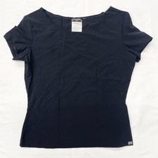 USED RARE CHANEL SHORT SLEEVE TOP 99S ACCEPTABLE