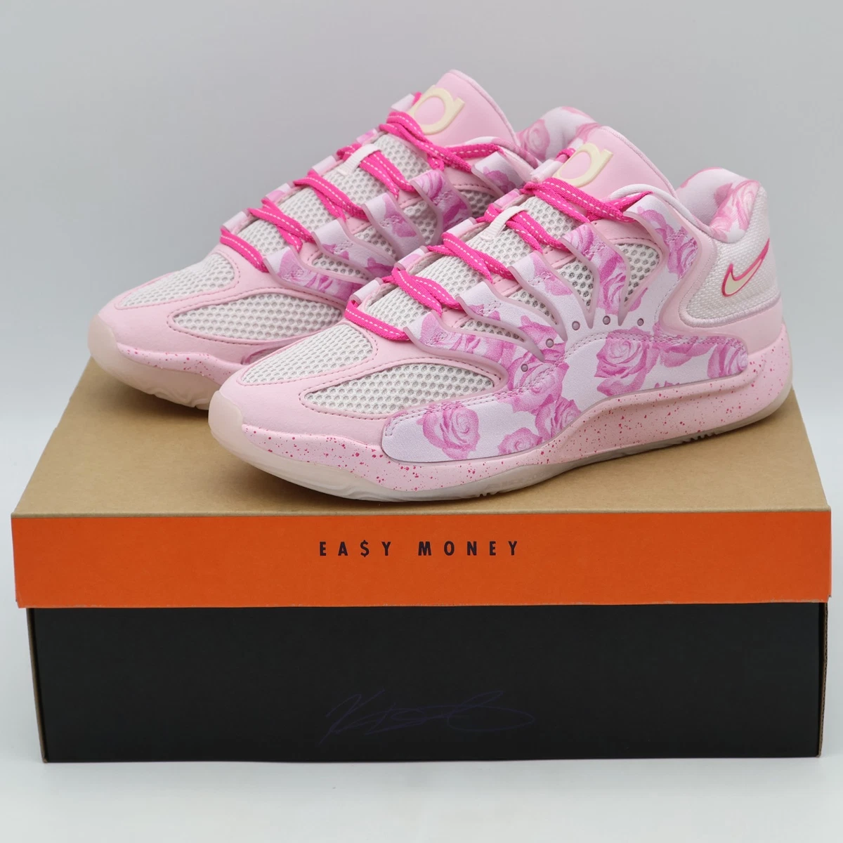HV1999-600 Nike KD18 EP Aunt Pearl Pink Laser Fuchsia Glacier Blue