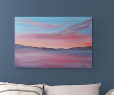 Original Acrylbild direkt vom Künstler Unikat handgemalt 50x70 Gemälde Leinwand