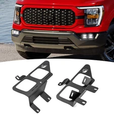 Front Bumper Fog Light LED Pods Mounting Bracket For 2021-2023 Ford F-150