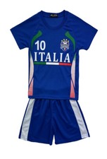 Fussball Fan Set Italien, Italy, Trikot + Shorts, Gr. wählbar *NEU* JS75a