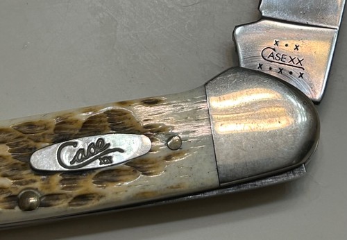 CASE XX Genuine Bone Canoe pattern #62131. Code-dated 2002. 99.9% Mint. Beauty!! - Picture 4 of 5