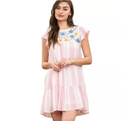 NWT Anthropologie Blu Pepper Boho Dress Womens 2XL Embroidered Floral Empire | eBay NWT Anthropologie Blu Pepper Boho Dress Womens 2XL Embroidered Floral Empire | eBay