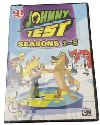 Johnny Test Season 1-5 DVD-91 Episodes-Brand New-SHIPS N 24 HOURS