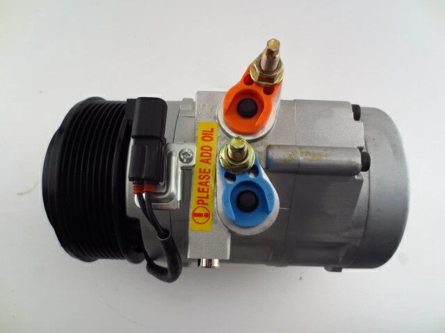 New A/C AC Compressor for 2011-2015 Ford F-250 Super Duty (6.7L Diesel) - Imagem 3 de 4