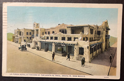 La Fonda Hotel End of the Santa Fe Trail Santa Fe New Mexico printed ...