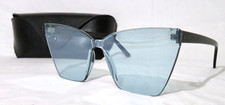 Diff Eyewear Goldie Sunglasses Black with blue lens NEW
