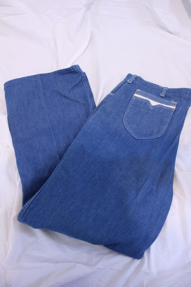 Rare Vintage Wrangler White Tag Jeans 1960s Size 40x30 Short | eBay