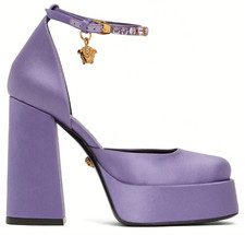 NIB Versace Medusa Aevitas Orchid Purple Sati...