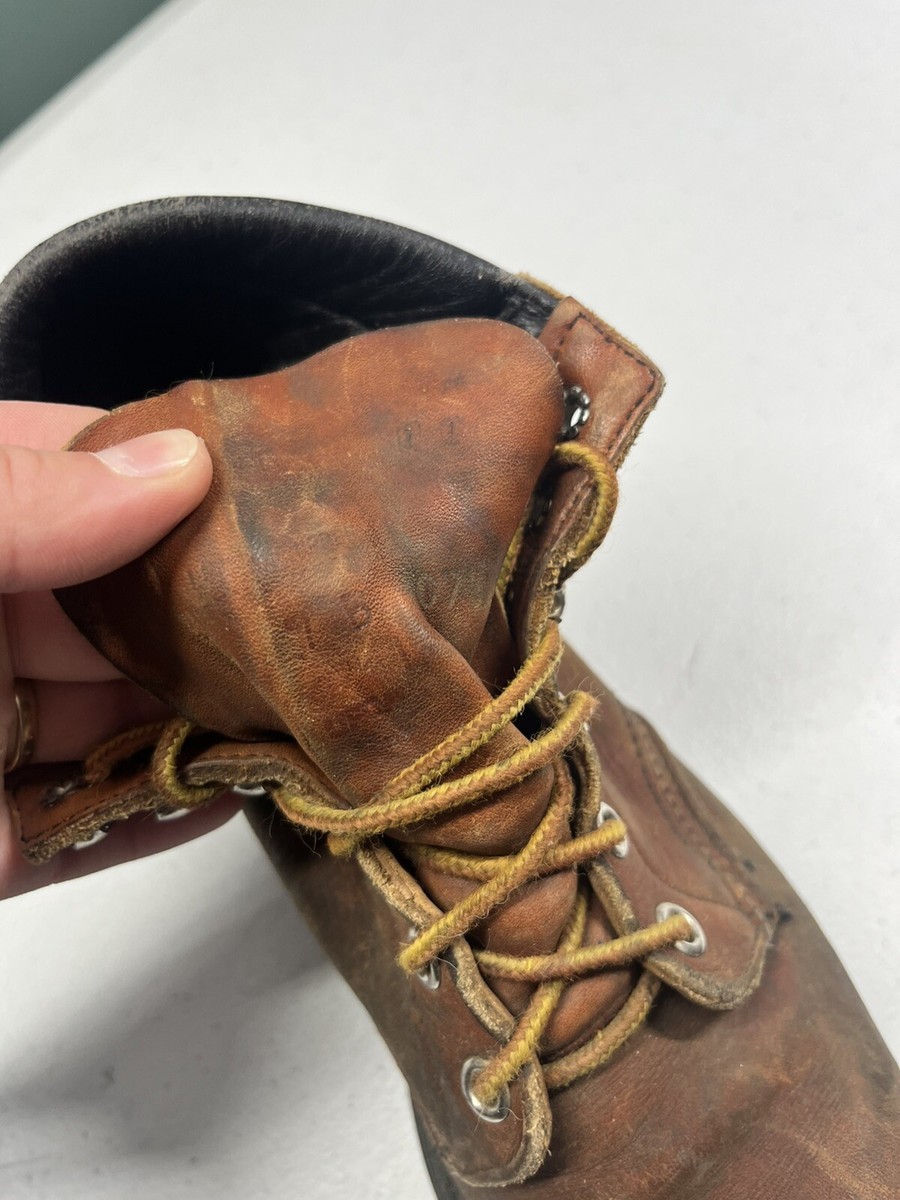 Redwing Womens Low Lace Up Western Vintage Leather Work Boot  display picture 1