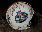 03' PRO BOWL MINI HELMET WALTER JONES  MATT HASSELBECK JULIAN PETERSON SIGNED
