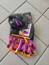 NWT Dog Pet Size Small Witch Halloween Costume Dress  Hat