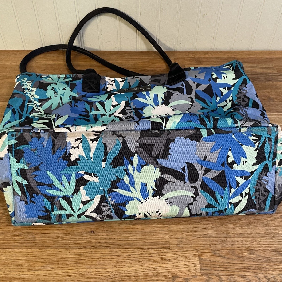 Vera Bradley “Camofloral” Blue Lighten Up Campus Backpack‎ School 16” Large Vera Bradley Floral Small Bags & Handbags for Women for sale  main image 3