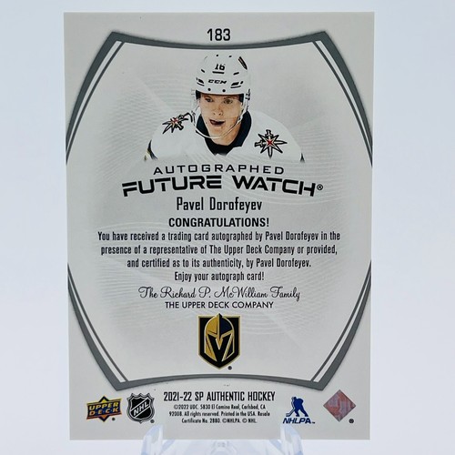 2021-22 SP Authentic FWA U-PICK Future Watch Autographed FREE Combine Ship! - Picture 69 of 113