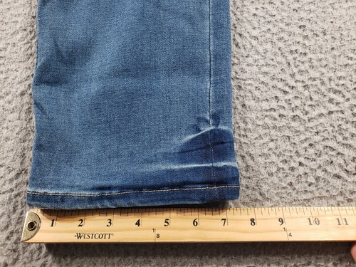 Crash Jeans Men's 34x30 Blue Denim Straight Leg Cotton Stretch Mid Rise Casual - 第 9/15 張圖片