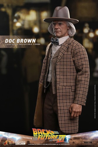 New Hot Toys MMS617 Back to the Future Part III 1/6 Doc Brown Action Figure Gift - Picture 11 of 23