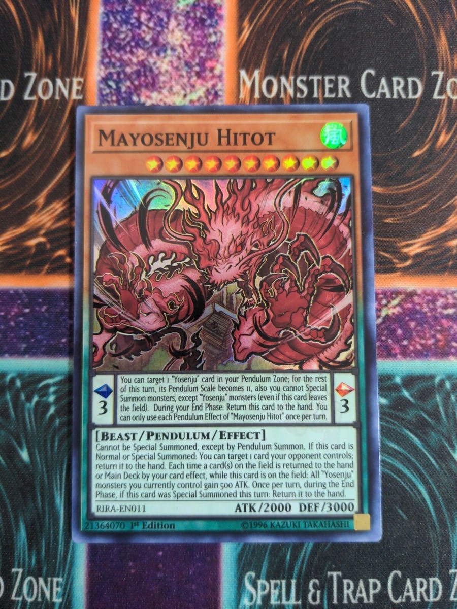 Yu-Gi-Oh! Mayosenju Hitot Rising Rampage RIRA-EN011 Super Rare 1st