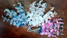 vintage millinery 1940s lilies of the valley flowers 1 spray made in Japan