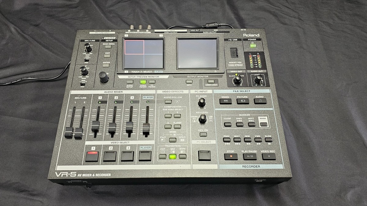 Roland VR-5 AV Mixer & Recorder - READ DESCRIPTION | eBay