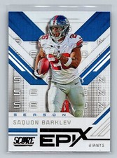 Saquon Barkley 2019 Score #ES-8 New York Giants Epix Season Football Card