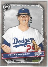 FRANK HOWARD LOS ANGELES DODGERS 2005 UPPER DECK CLASSICS BASEBALL CARD