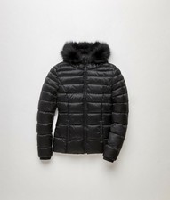 Piumino Donna RefrigiWear  MEAD Cappuccio W97601 G06000 Nero