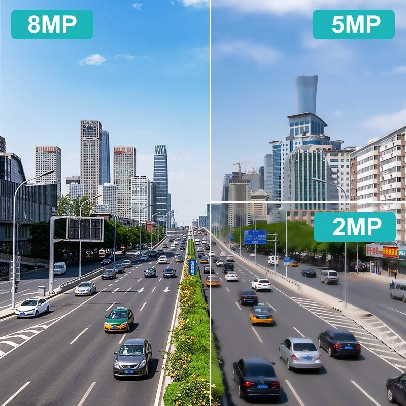 3Microseven 4K/8MP Ultra HD Dua WiFi 2.4/5GHz IP Camera 2 Two-Way Audio 256GB SD - Image 3 of 4