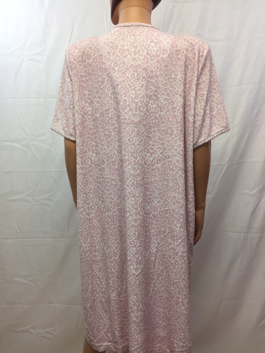 Robe De Chambre Femme Egatex 50% Coton Taille XL Rose - Neuf Avec étiquettes