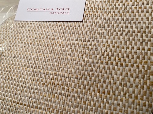 32YD COWTAN & TOUT Mecox Wheat Artisanal Paperweave Wallcovering $3968 Retail - Picture 11 of 23