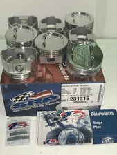 SRP/JE Pistons 231315 Small Block Chevy 350, 3.480 Stroke, 4.000 Bore- New