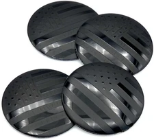 1 Set Patriotic American Flag Wheel Center Cap Decals Emblems Sticker 56mm 2.20"