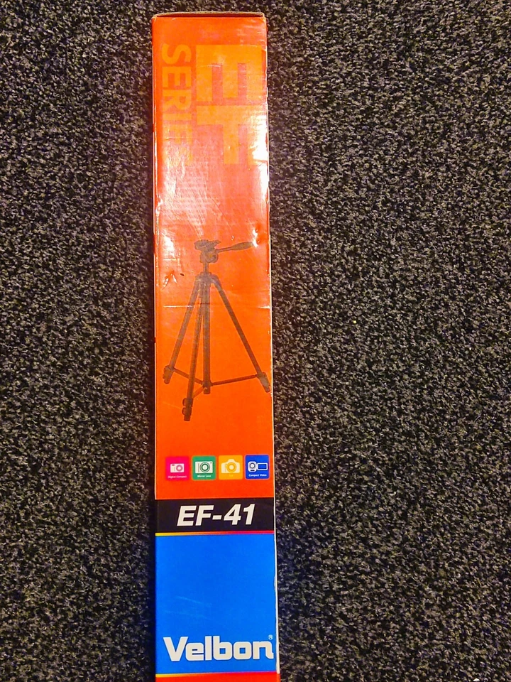 Velbon EF-41 tripod, 3D head and QB-32 quick connector. Height 51cm - 146 cm - Image 2 of 4