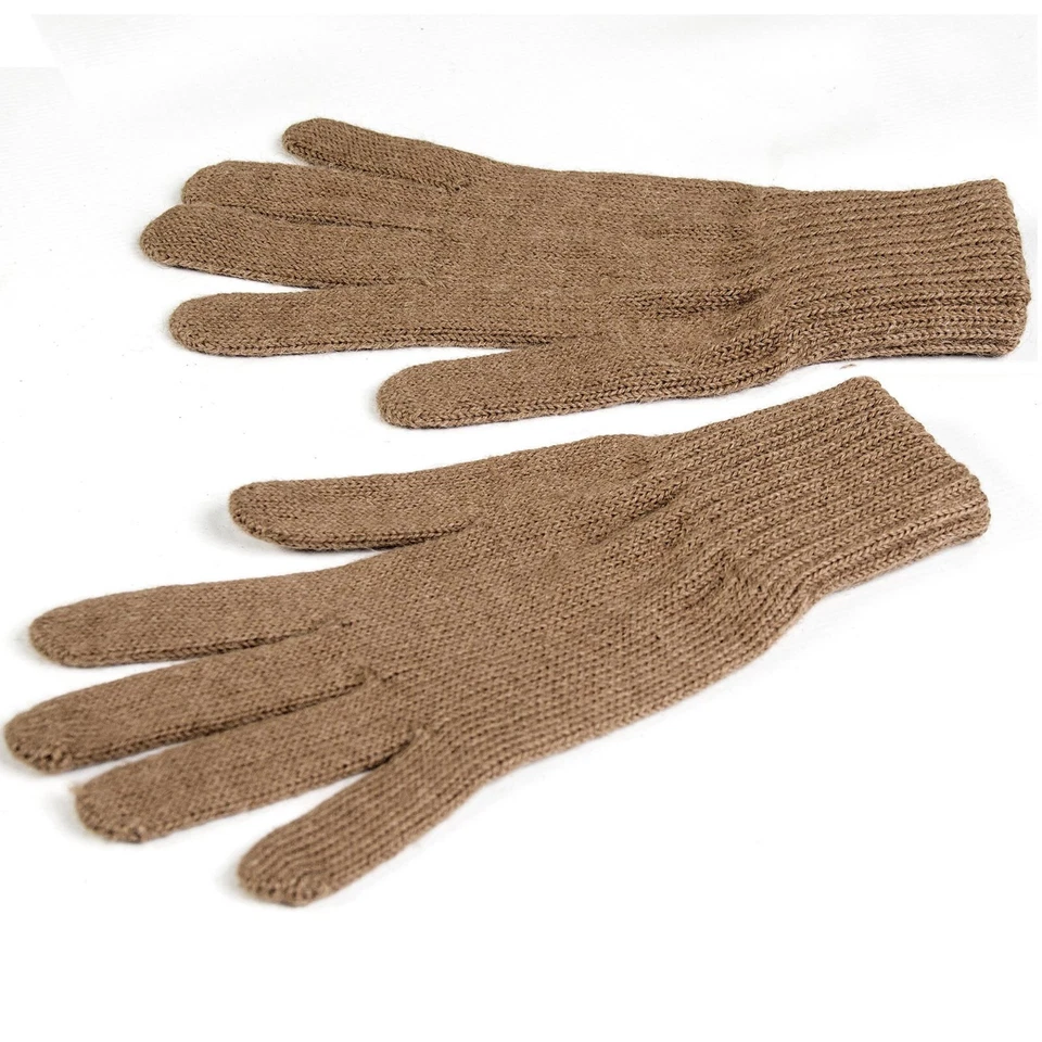 Guantes de lana de alpaca - Ropa de mano unisex suave cálida de invierno Foto 2 de 3
