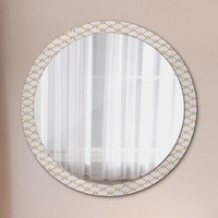 Wandspiegel Mit Farbigem Rahmen Badezimmer Und Wohnzimmer Orientalisch Blumig