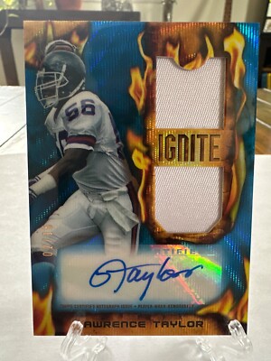2023 Topps Composite - Ignite Patch Autographs Lawrence Taylor 2/15