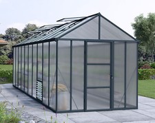 Special Value Pack Greenhouse kit 8x20 Polycarbonate Roof High Ceiling Glory