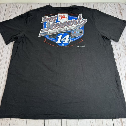 Tony Stewart Haas Racing Double Sided Graphic T Shirt Chase Authentics Mens XXL - Picture 2 of 10