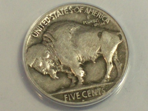 1913-D Type 2 Buffalo Nickel ANACS AG-3 SN6369 - Picture 4 of 4