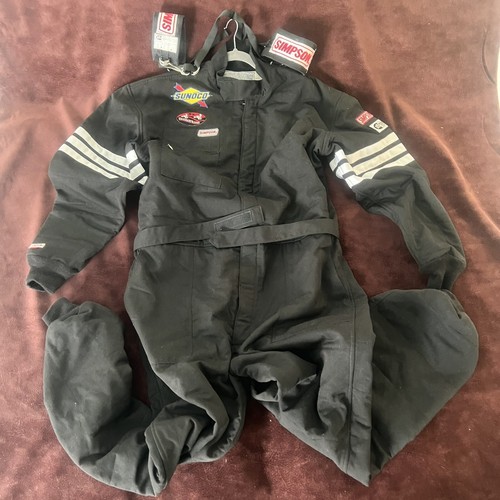 Simpson Classic STD.19 Racing Suit SUNOCO FloridaATV.com Manufactur Cert. 3-2A/5