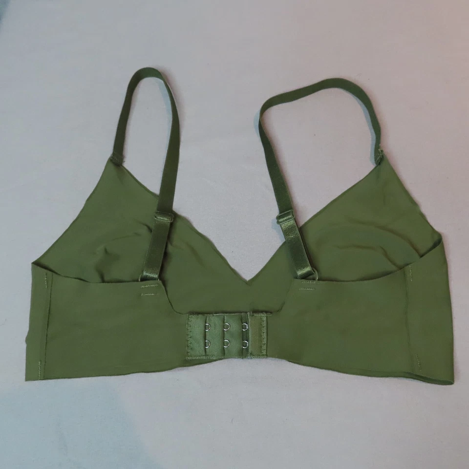 C&C California Bralette Small Olive Green Adjustable Straps Seamless Wireless - Image 3 of 4