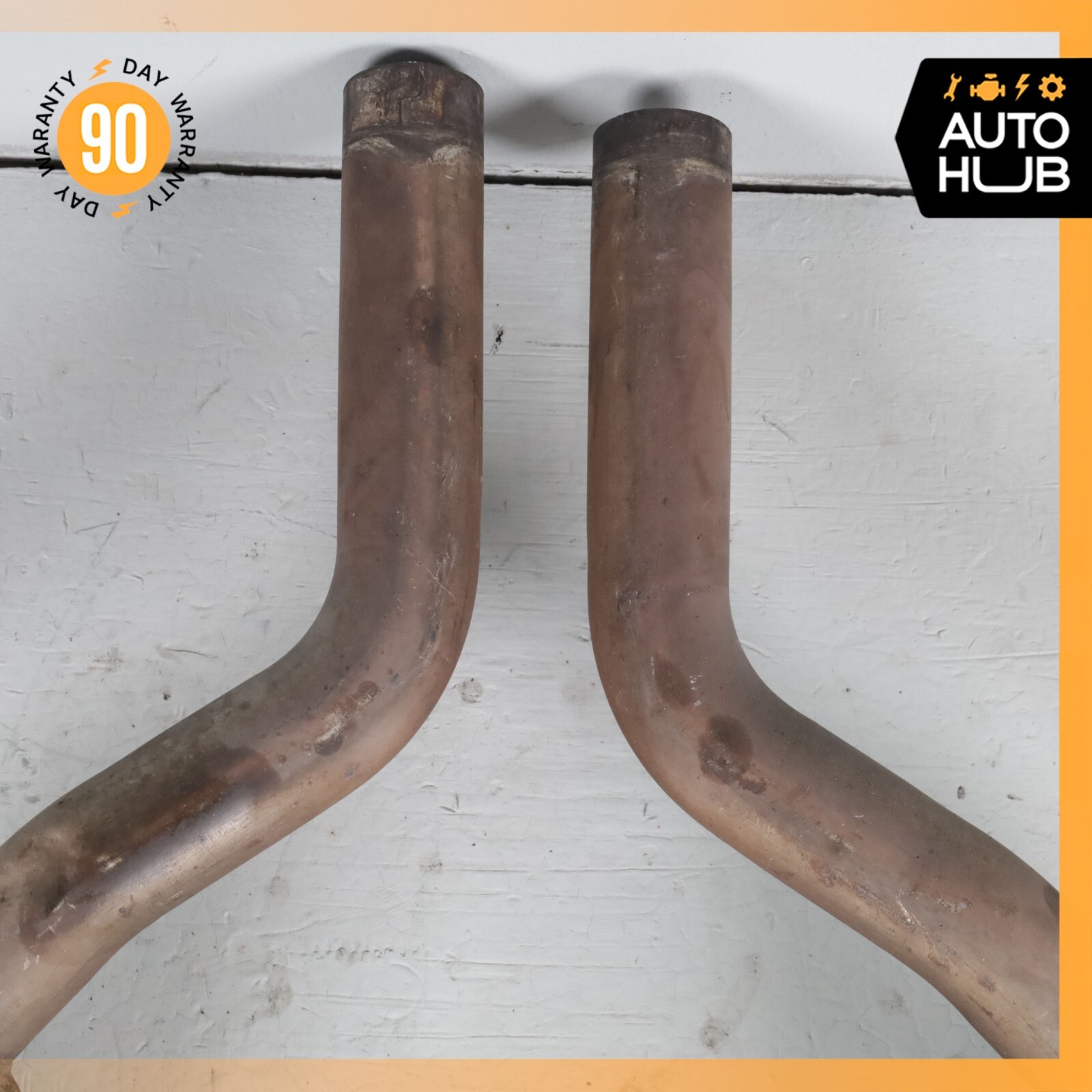 03-12 Bentley Continental GT Exhaust Muffler Mufflers Right & Left Set OEM